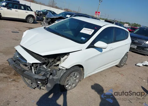 2016 Hyundai Accent Se z USA, uszkodzony, nr VIN KMHCT5AE4GU247967